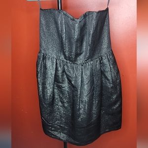 Tara Jarmon Womens Strapless Black Dress  Size 42